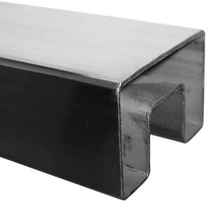 Nutrohr 40x40mm HL 5000mm V4A