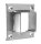 Wandhalter für Nutrohr 40x40mm V4A