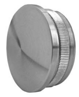 Kappe hohl leicht gewölbt 48,3x2,5mm