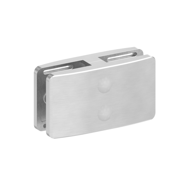 Glashalter-Modell 82 Mittelklemme flach Edelstahl
