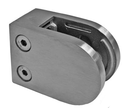 Glashalter-Modell 14, 63x45 mit Sicherungsboden flach edelstahl
