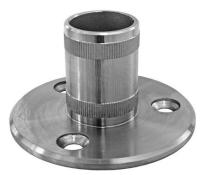 Bodenanker 42,4x2,0mm D100mm mit Rändelung
