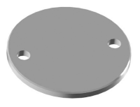 Ronde D120mm 2xd13mm t6mm