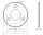 Ronde 42,6mm D100mm d11mm