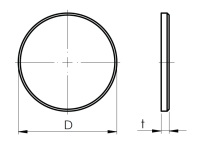 Ronde D42mm t4mm