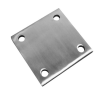Ronde vierkant 120x120mm t6mm d11mm
