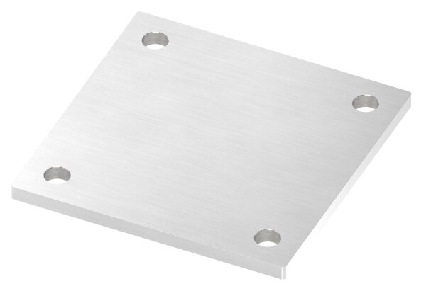 Ronde vierkant 100x100mm t8mm d13mm