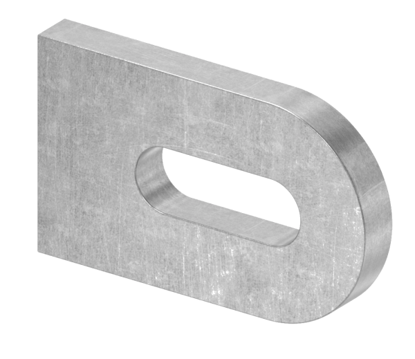 Anschweißlasche Stahl 30x20 H:5mm mit LL 17x7mm