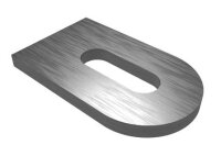 Anschweißlasche Stahl 100x30 H:6mm mit LL 25x9mm