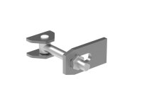Torband verstellbar mit Langlochlaschen M16 Stahl St37