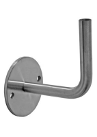 Handlaufträger mit Senkbohrung 80x75mm D70x4mm d2x8,3mm