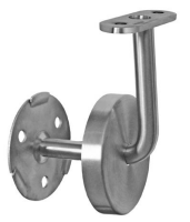 Handlaufträger mit Klipprosette 72x80mm flach D70mm...