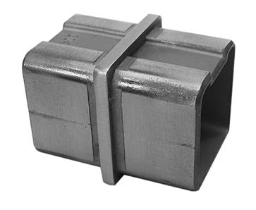 V2A Rohrverbinder 40x40x2 mm