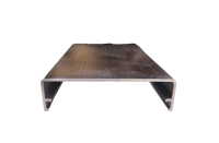Alu-Klemmdeckel Breite: 80mm  Länge: 5000mm