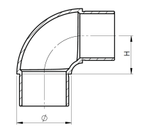VA Rundbogen Edelstahl 42,4x2,0 mm