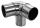 V2A T-Verbinder 90°, 48,3x2,0 mm