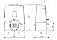 Came Schiebetorantrieb komplett Set 800kg