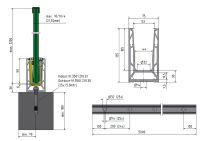 TF6620 U-Profil 1,0KN aufgesetzte Montage